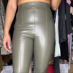 Faux Leather Pants